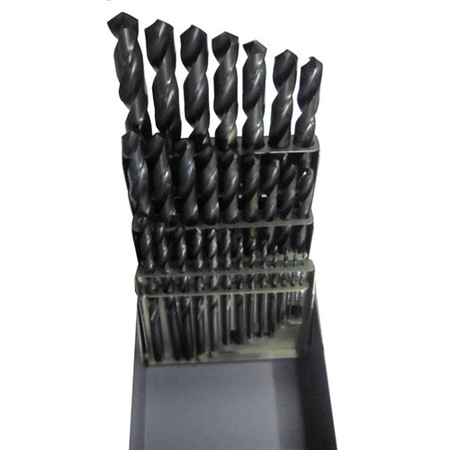 DRILL AMERICA 1/16 - 1/2 HSS Jobber Drill Bit Set, Number of Pieces: 15 D/A15J-SET